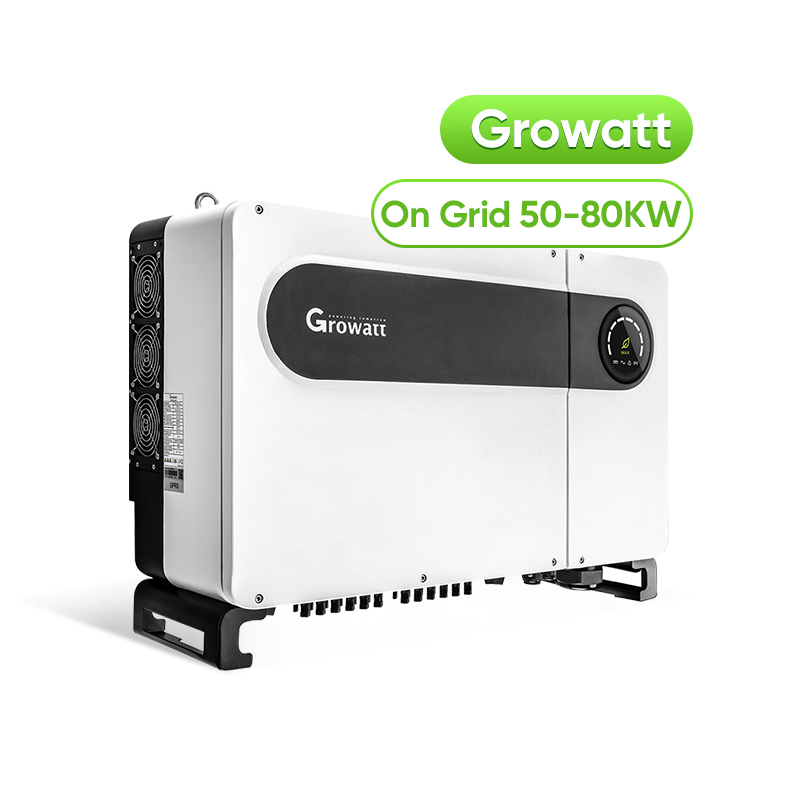 Growatt On Grid Solar Inverter 50Kw 80Kw Photovoltaic Inverters Three Phase